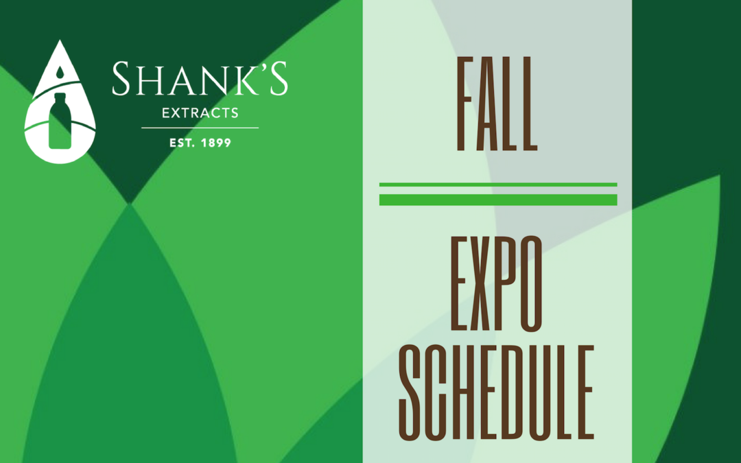 Shank’s Fall Expo Schedule